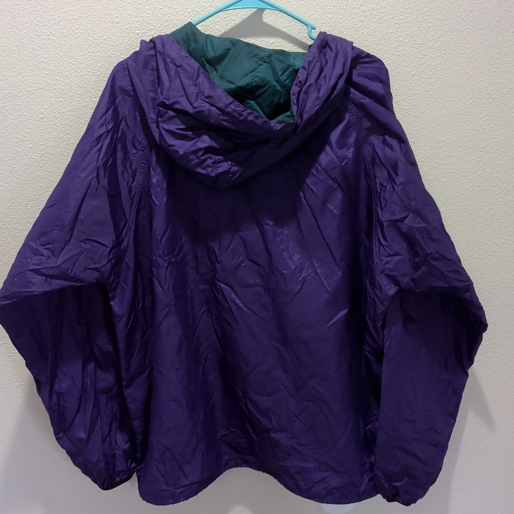Vintage 90's Helly Hansen Vibrant Purple Windbreaker Jacket Size L - Picture 5 of 7